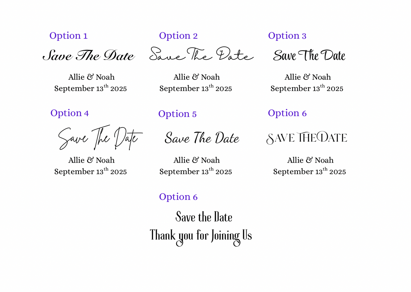 Retro Style Save the Date/Announcements